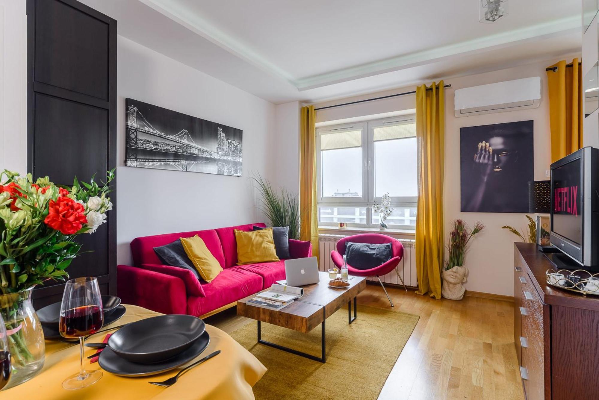 Lumina Apart With Balcony Platinum Tower Варшава Экстерьер фото