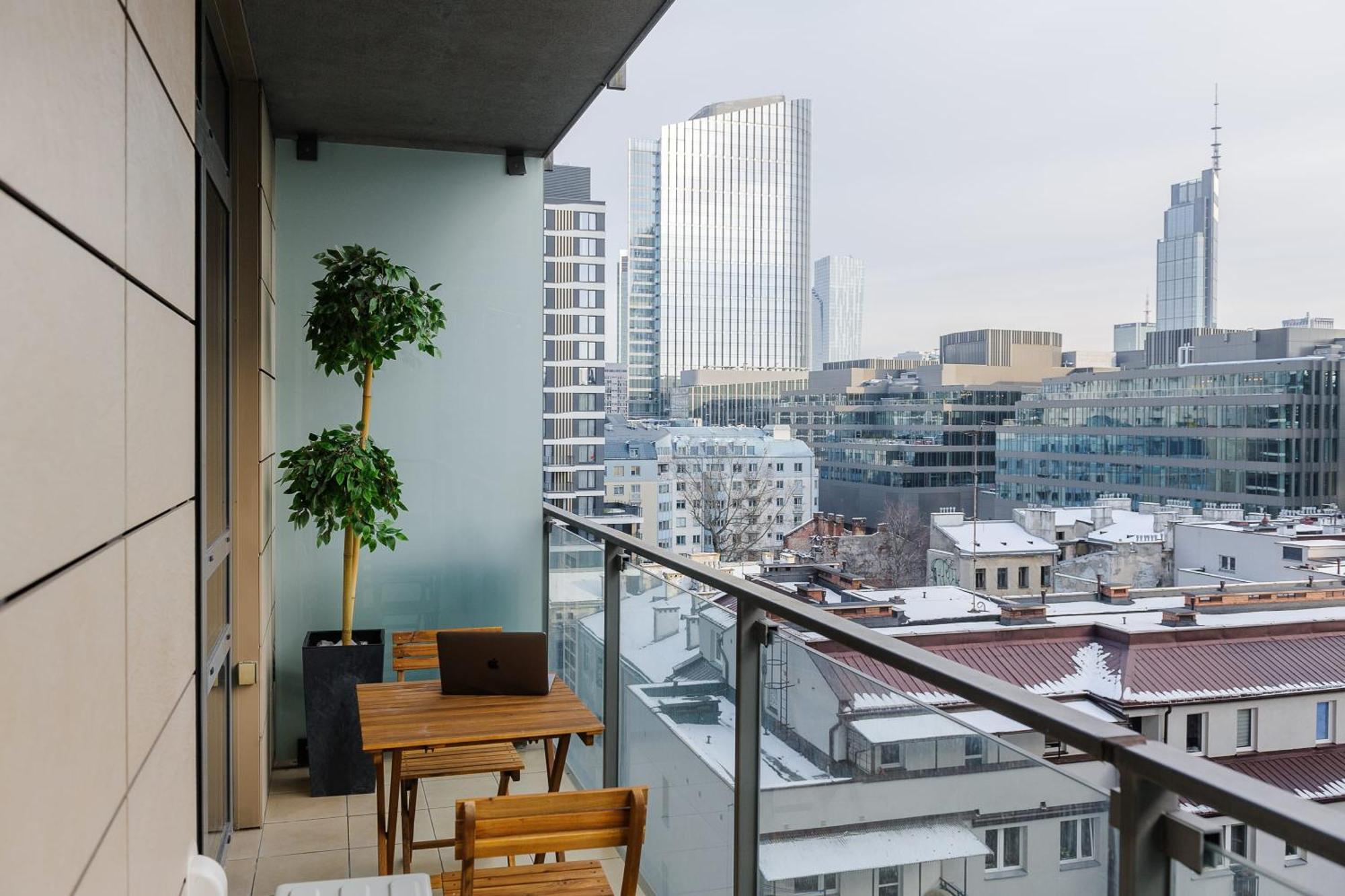 Lumina Apart With Balcony Platinum Tower Варшава Экстерьер фото